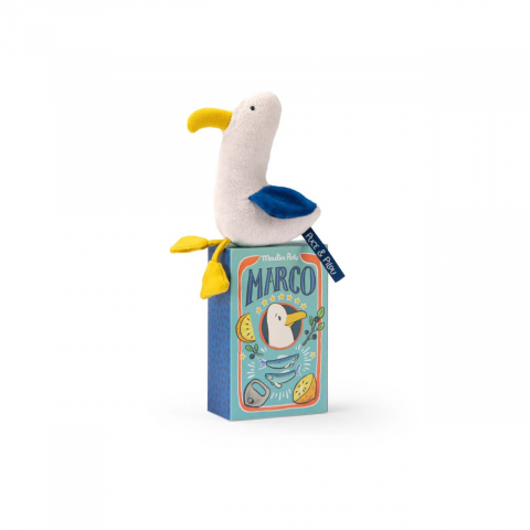 Jucarii de sortat si motricitate - Jucarie bebe Pescarusul Marco, Moulin Roty