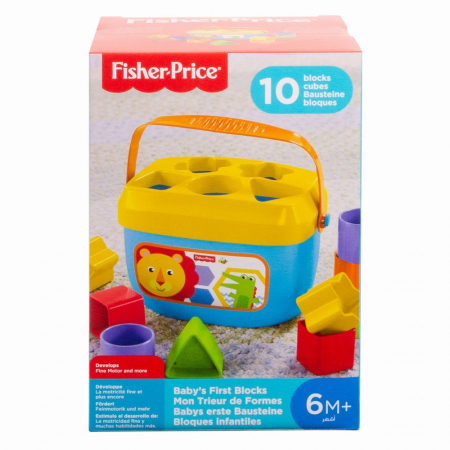 Jucarii de sortat si motricitate - Jucărie Bebeluși Primele Cuburi Fisher Price 