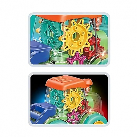 Jucărie Camion Electric Universal - Design Transparent cu Lumini și Muzică [2]