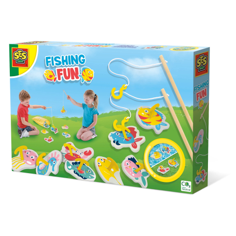 Jucarii pentru apa si baie - Jucărie de baie – Distracție la pescuit (set 2 lansete, 8 pești)
