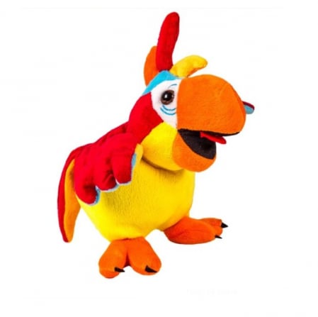 Jocuri si jucarii interactive - Jucarie de plus interactiva care repeata ce-i spui-Papagalul Parrot