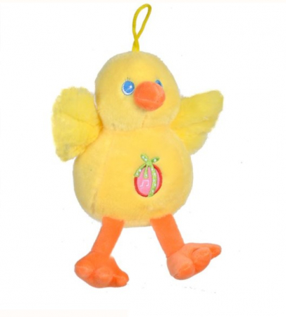 Jocuri si articole copii - Jucarie de plus Pui cu sunet