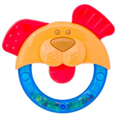 Jocuri si articole copii - Jucărie Dentitie Cateluș, Plastic, 10 cm