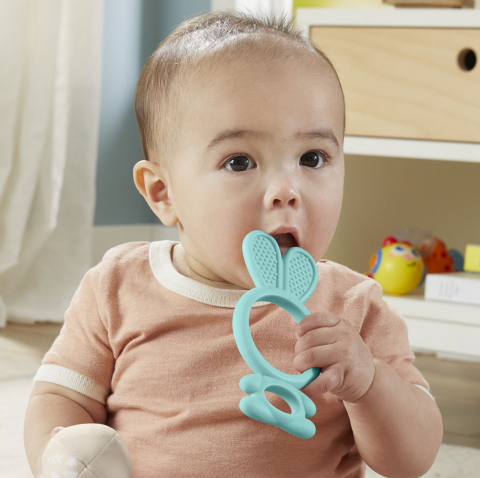 JUCARIE DENTITIE PENTRU BEBELUSI IEPURASUL ALBASTRU [2]