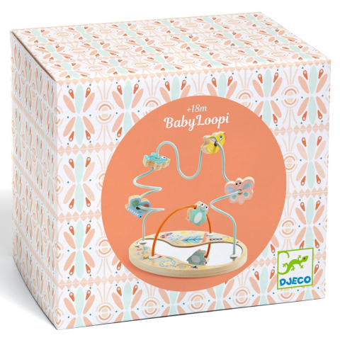 Jucarii interactive bebelusi - Jucarie multifunctionala BabyLoopi, Djeco