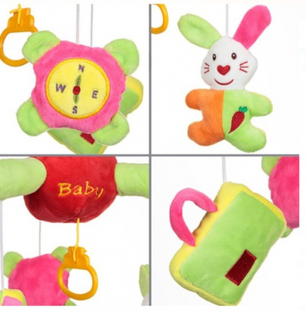 Jucarie muzicala de agatat-Baby on cu 3 accesorii [3]