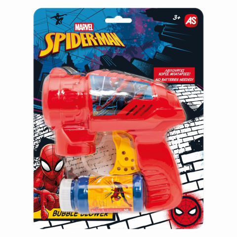 Jucării exterior pentru copii - JUCARIE PISTOL DE FACUT BALOANE SPIDER MAN