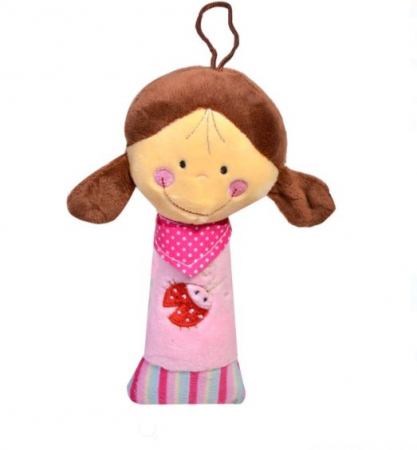Jucarii senzoriale si zornaitoare - Jucărie Senzorială - Fetita Cochetă, 20 cm
