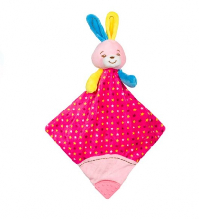 Jocuri si articole copii - Jucarie senzoriala Iepuras cu fular 