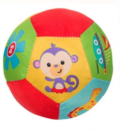 Jocuri si articole copii - Jucărie Senzorială - Mingiuța cu Animale - Fisher Price