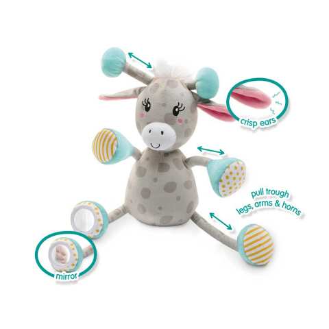 Jucarie senzoriala pentru  bebelusi - Girafa Sally, +3 luni [1]