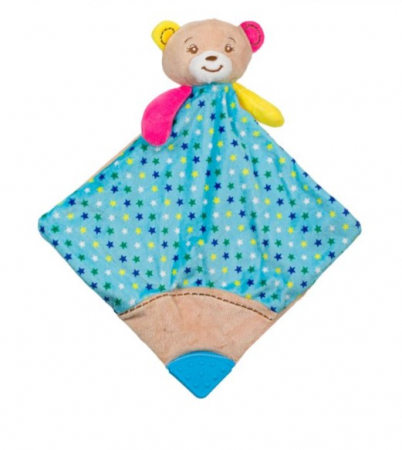 Jocuri si articole copii - Jucarie senzoriala Ursulet cu fular 