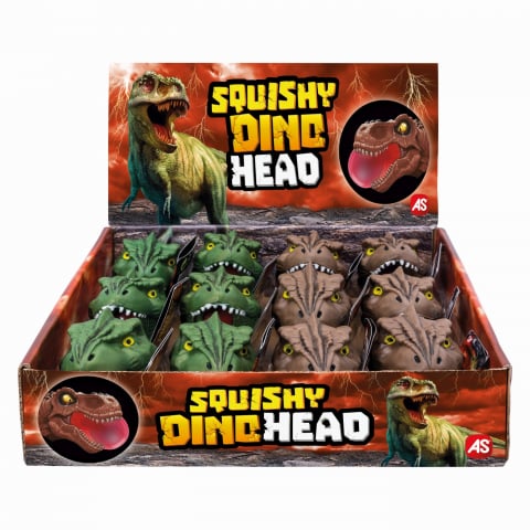 Jocuri si articole copii - JUCARIE SQUISHY HEAD DINO