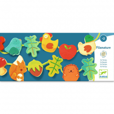 Jocuri si Jucarii Educative - Jucării Montessori Forme de Înșirat Djeco 