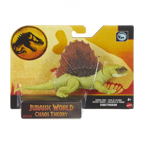 Animale si seturi cu animale - JURASSIC WORLD CHAOS THEORY DANGER PACK DINOZAUR DIMETRODON