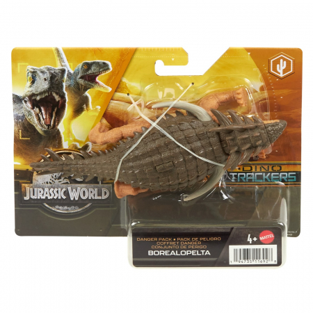 Jocuri si articole copii - Jurassic World - Dino Trackers Danger Pack Dinozaur Borealopelta