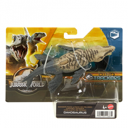Jocuri si articole copii - Jurassic World - Dino Trackers Danger Pack Dinozaur Dakosaurus