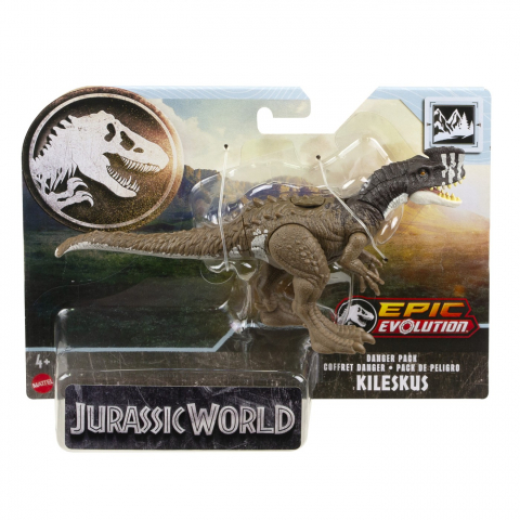 Jocuri si articole copii - JURASSIC WORLD DINO TRACKERS DANGER PACK DINOZAUR KILESKUS