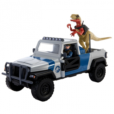 Jurassic World Dino Trackers Set Camionetă Search and Smash și Dinozaur Atrociraptor i [5]
