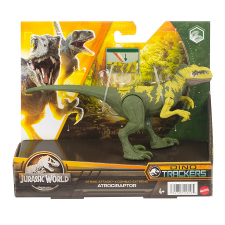 Jocuri si articole copii - Jurassic World Dino Trackers Strike Attack Dinozaur Atrociraptor