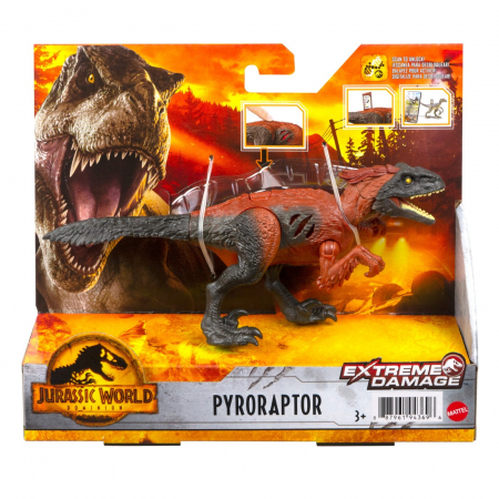 Jocuri si articole copii - Jurassic World Pyroraptor Extreme Damage 
