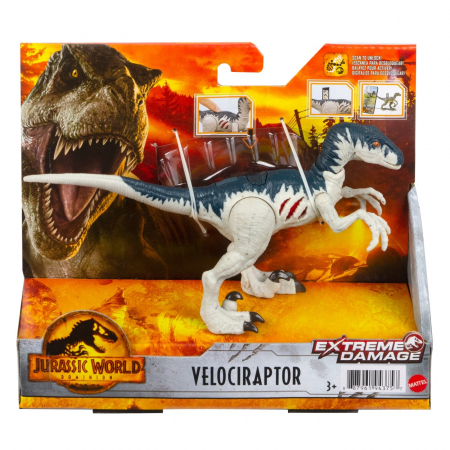 Jocuri si articole copii - Jurassic World Velociraptor Extreme Damage 