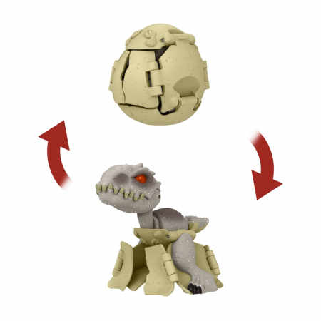 Jurassic World - Fierce Changers Hidden Hatchers Dinozaur Transformabil Indominus Rex  [3]