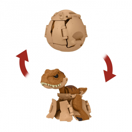 Jurassic World - Fierce Changers Hidden Hatchers Dinozaur Transformabil Tyrannosaurus Rex  [3]