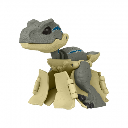 Jurassic World - Fierce Changers Hidden Hatchers Dinozaur Transformabil Velociraptor Blue  [5]