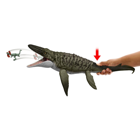 JURASSIC WORLD REBIRTH BITE N BLAST DINOZAUR MOSASAURUS INTERACTIV CU MISCARI SI FUNCTIE SPECIALA 50CM [8]