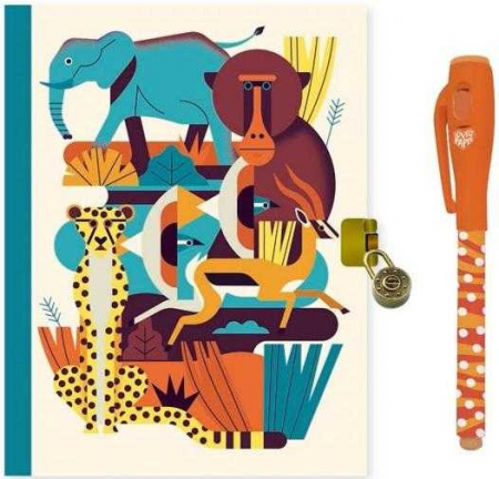 Produse art & craft-Lucru manual - Jurnal Secret Djeco cu Pix Magic 