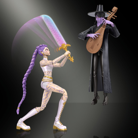 K POP VANATORI DE DEMONI SET 2 FIGURINE RUMI SI JINU CU ACCESORII [3]