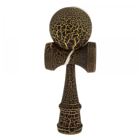 Kendama-jucarie din lemn de indemanare, diverse culori,efect mozaic,19 cm [2]