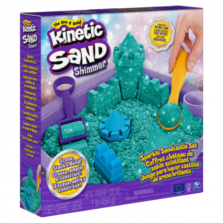 Kinetic sand castelul stralucitor din nisip albastru [7]