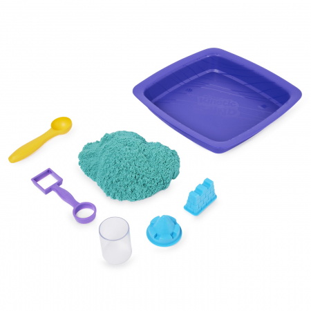 Kinetic sand castelul stralucitor din nisip albastru [1]