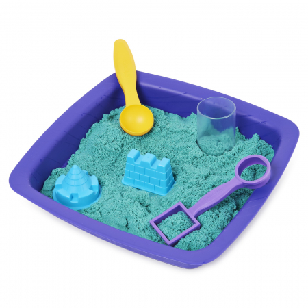 Kinetic sand castelul stralucitor din nisip albastru [6]