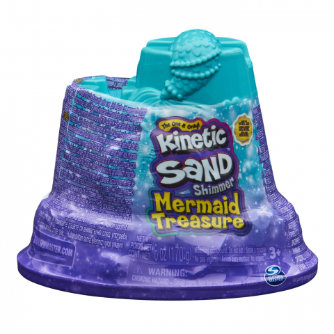 Jocuri in aer liber - KINETIC SAND MERMAID TREASURE CU SCLIPICI