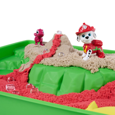 KINETIC SAND PATRULA CATELUSILOR FILMUL CU DINOZAURI SET VANATOARE PIETRE PRETIOASE [5]