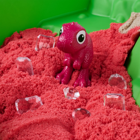 KINETIC SAND PATRULA CATELUSILOR FILMUL CU DINOZAURI SET VANATOARE PIETRE PRETIOASE [6]