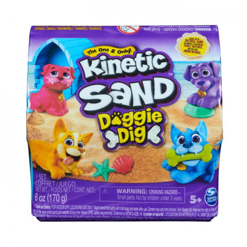 Jocuri si articole copii - KINETIC SAND SET DOGGIE DIG