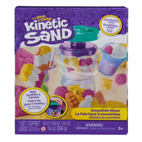 Jocuri si articole copii - KINETIC SAND SET SMOOTHIE MIXER