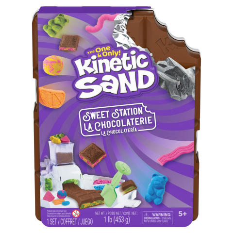 Jucarii de rol - KINETIC SAND SET STATIE DE DULCIURI CIOCOLATERIA