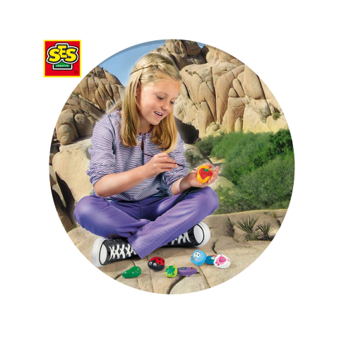 Kit creativ copii cu accesorii incluse - Picteaza pietre [1]