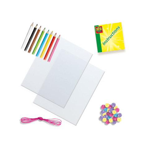 Kit creativ cu accesorii incluse - Bratari cu pandantive fete la moda [1]