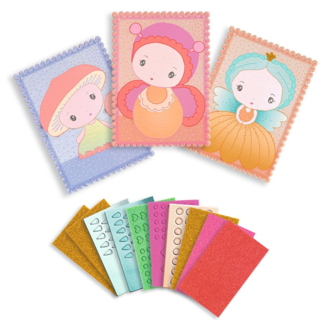 Kit creativ cu mozaic Tinyly Stella, Minico & Mushy, Djeco [4]