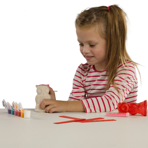 Kit creativ mulaj si pictura cu accesorii incluse - Bufnita [2]