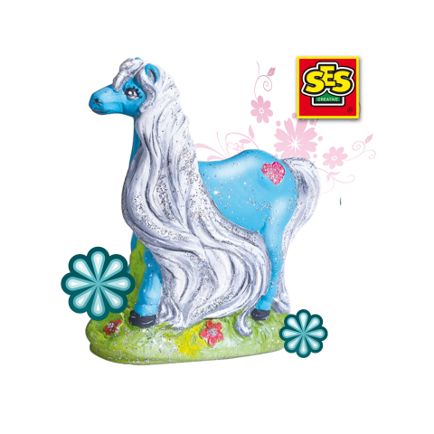 Kit creativ mulaj si pictura cu accesorii incluse - Cal cu coama [3]