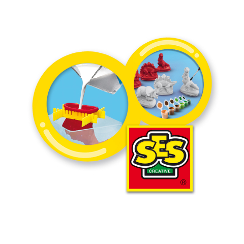 Kit creativ mulaj si pictura cu accesorii incluse - Dinozauri [2]