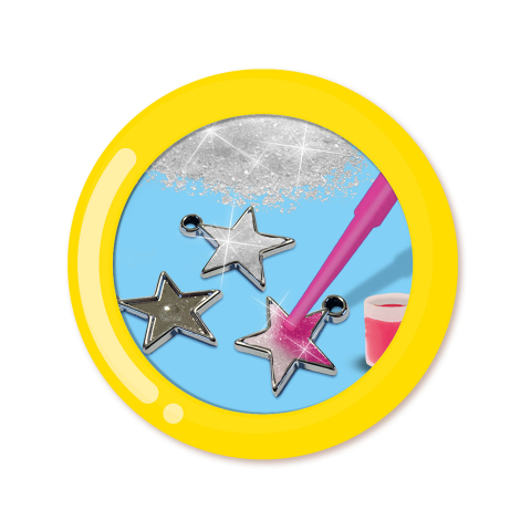 Kit creativ pentru copii cu accesorii incluse - Bratari cu margele si diamante [2]