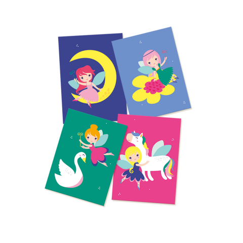 Kit creativ pentru copii cu accesorii incluse - Felicitari prin transfer metalic [3]